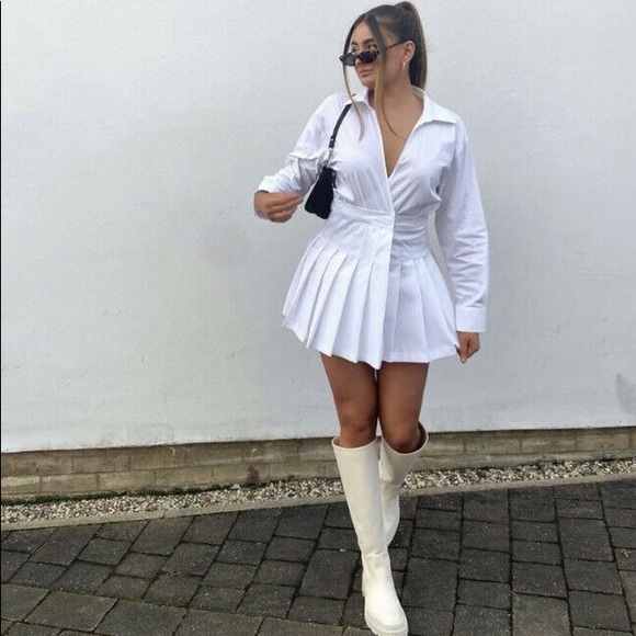 ZARA STRETCH POPLIN JUMPSUIT DRESS 3067/109 - Picture 5 of 7